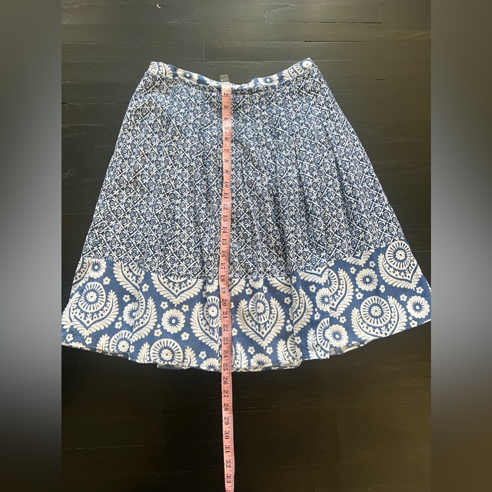 MICHAEL Michael Kors Blue and White Skirt size 10 - Picture 6 of 10